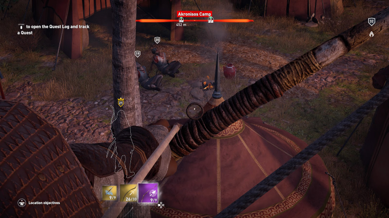 Auto-leveling off, while playing in hard mode. I’m level 32 and these guys will be a cinch to fight.